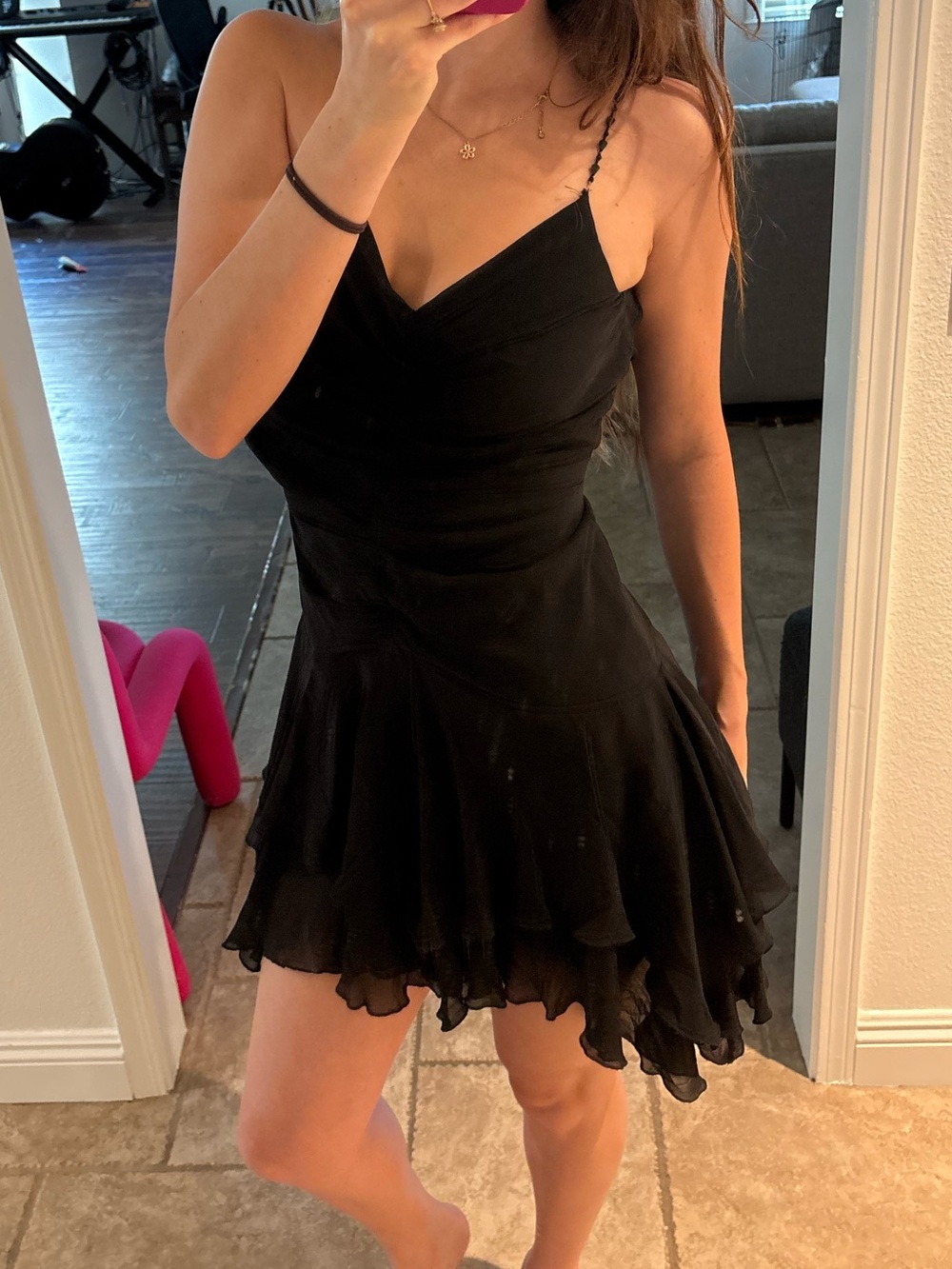 Y2K silk fairy dress